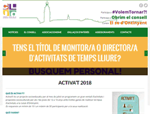 Tablet Screenshot of joventutontinyent.com